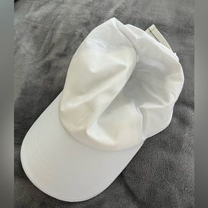 Lululemon white running hat